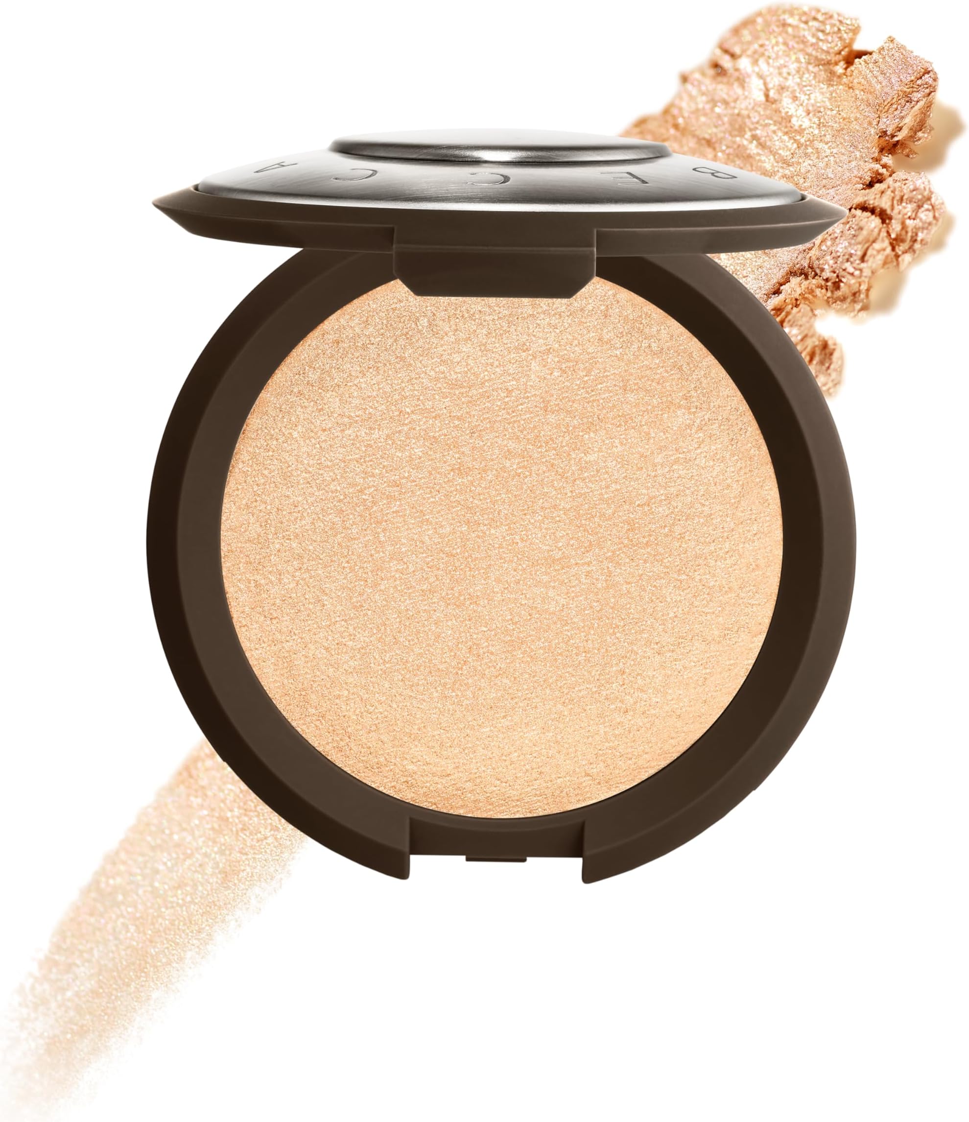Smashbox X BECCA Shimmering Skin Perfector Pressed Highlighter | Creamy Formula that Melts into Skin for a Natural, Radiant, Glow-Boosting Highlight