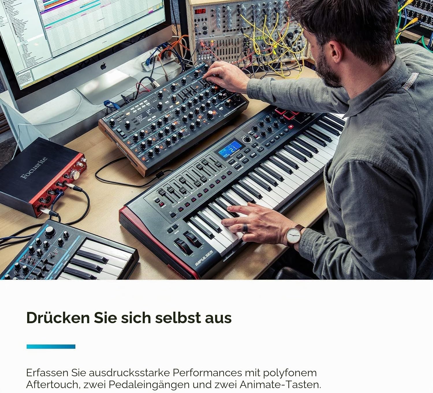 Novation Peak 8-stimmiger polyphonischer Desktop-Synthesizer Synthezizer
