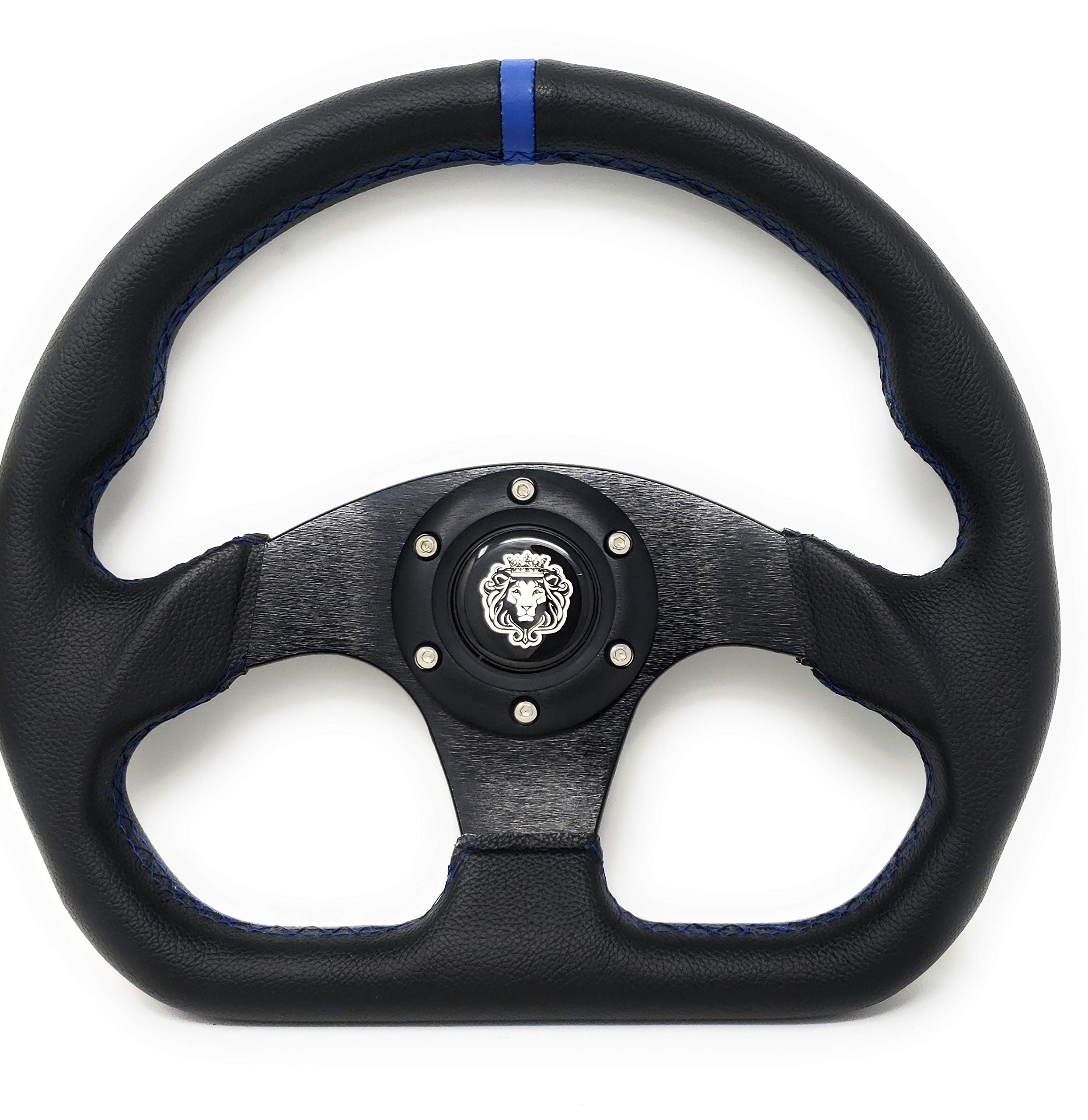 Marine Boat Blue Steering Wheel with Hub Adapter 3/4