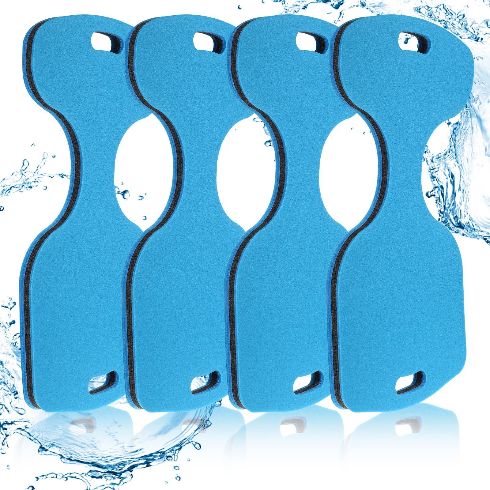 Outus 4 Pcs Water Saddle Float Adults Pool Float Soft Foam Whale Tail Seats Lake Chair Lakes Swimming Supplies