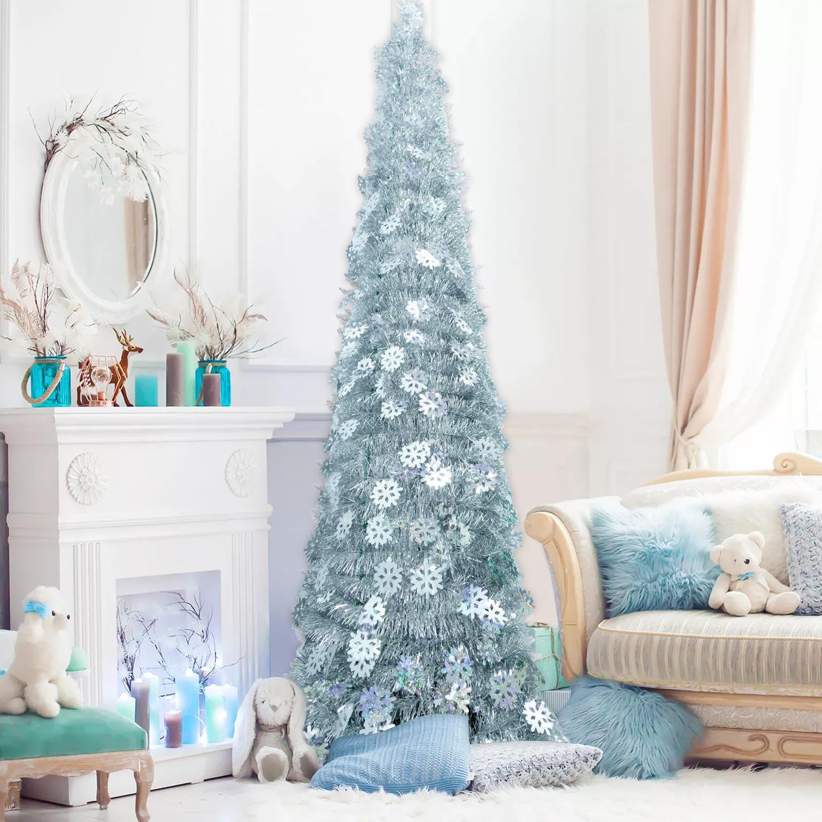 Árbol De Navidad Plegable Decoraciones Navideñas Plegables