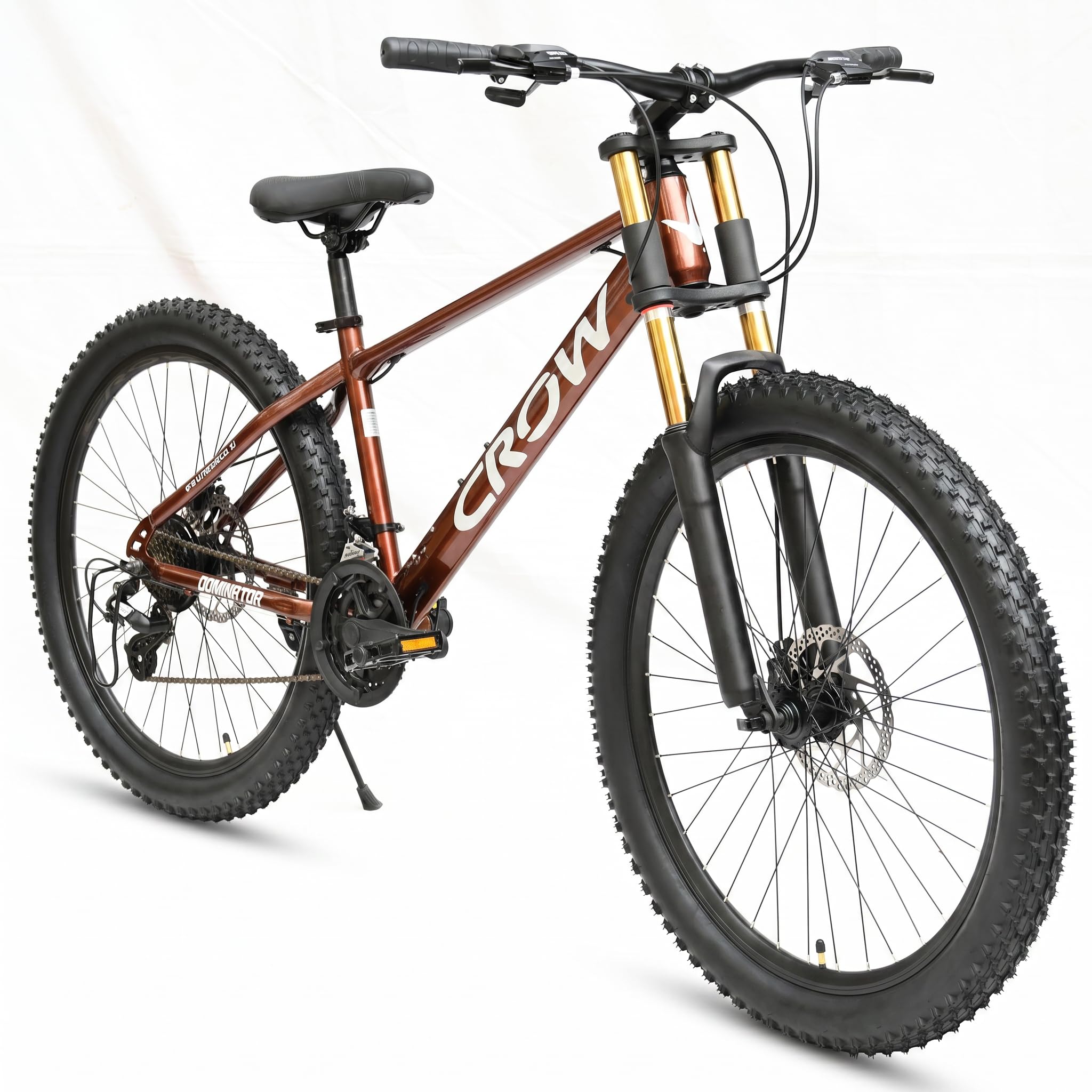 CROW Dominator PRO 21 Speed Cycle for Boys | 15.5 INCH Frame | 26T Mountain Bike | Double Crown Suspension | Jak Dual DISC | Stunt Cycle | Bicycle for Adults |Cycle for Boys 12 to 15 Years.-image-21
