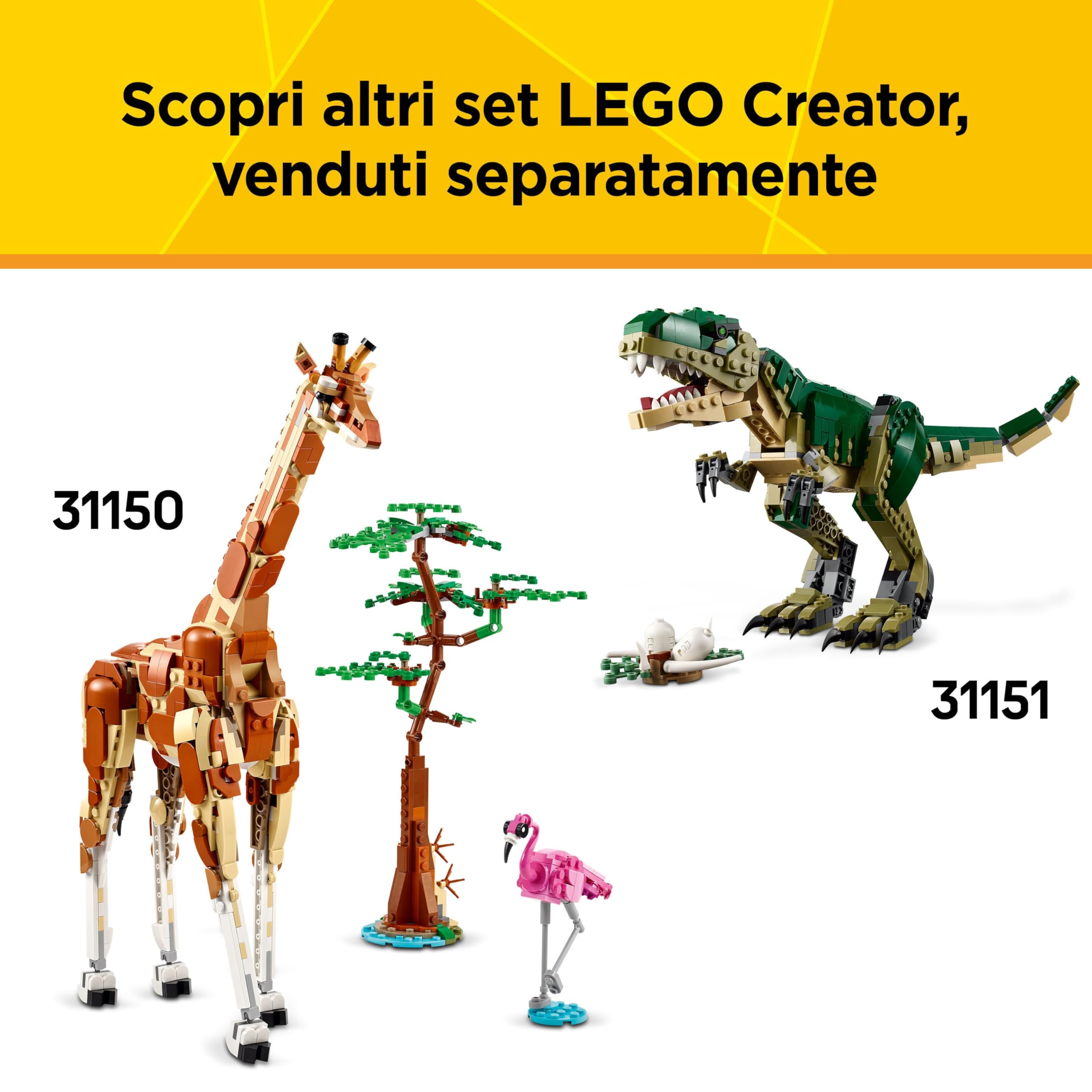 LEGO Creator 3 in 1 Drago Medievale Giocattolo - Si Trasforma in Serpente Marino o in Fenice - Animali da Costruire per Bambini, Bambine, Ragazzi e Ragazze da 9 Anni - Idea Regalo di Compleanno 31161