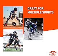 Vista 5 de Shock Doctor Pantalones cortos de compresión con copa protectora Bio-Flex, protección ventilada que absorbe la humedad, tamaño juvenil