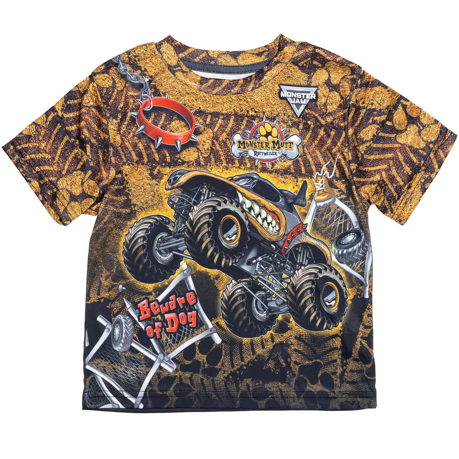 Monster Jam Grave Digger El Toro Loco Mohawk Warrior Maximum Destruction Monster Truck T-Shirt Toddler to Big Kid