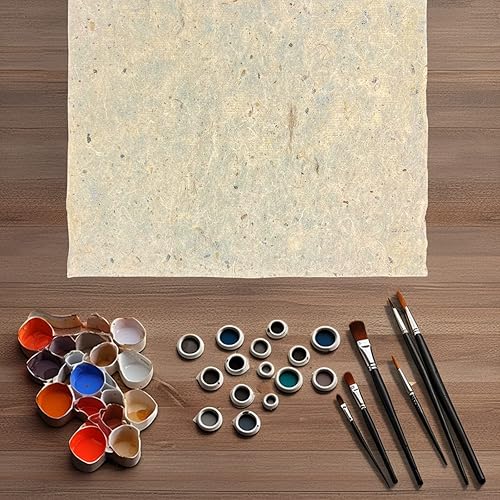 Miniatura 7 de 50 hojas de papel de morera para manualidades, origami, decoupage, manualidades y papel de regalo (8 x 11 pulgadas)