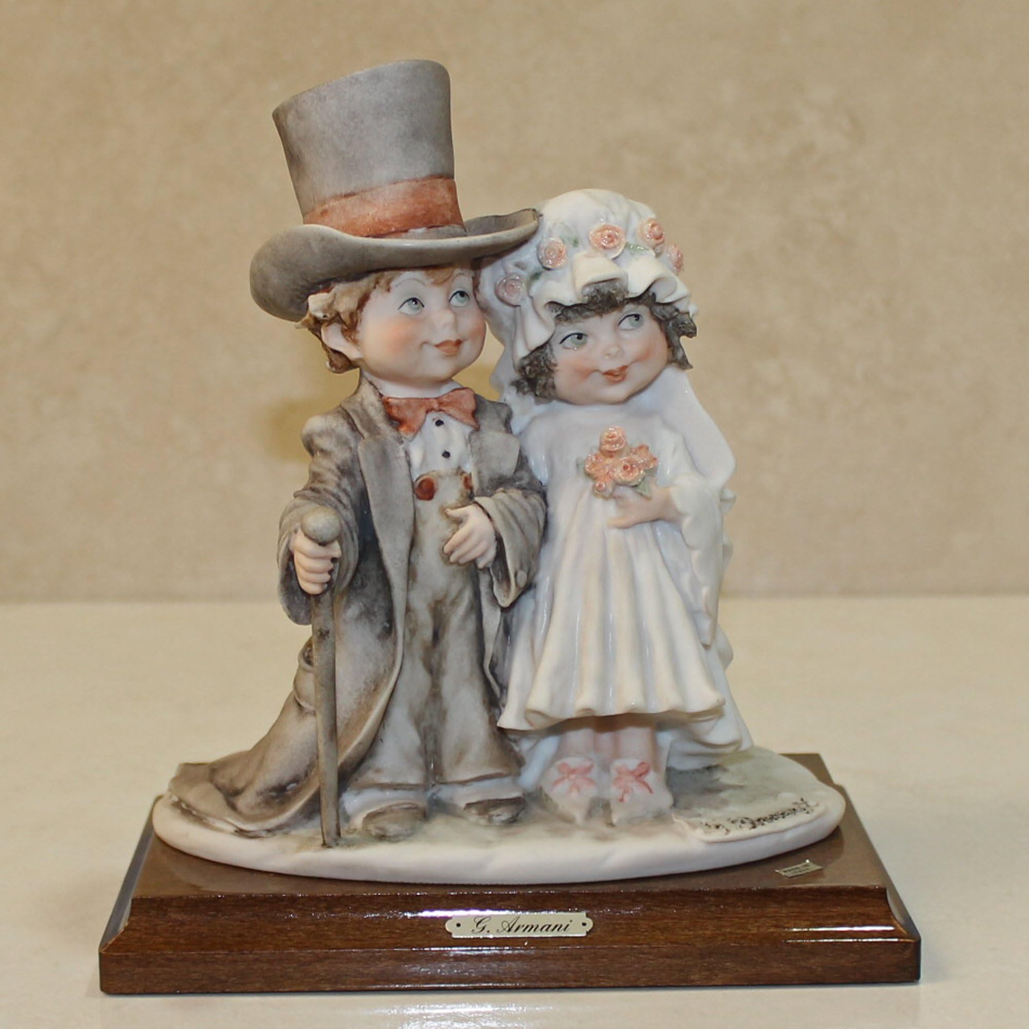 Giuseppe Armani Figurine 1003 Wedding Couple Bride & Groom