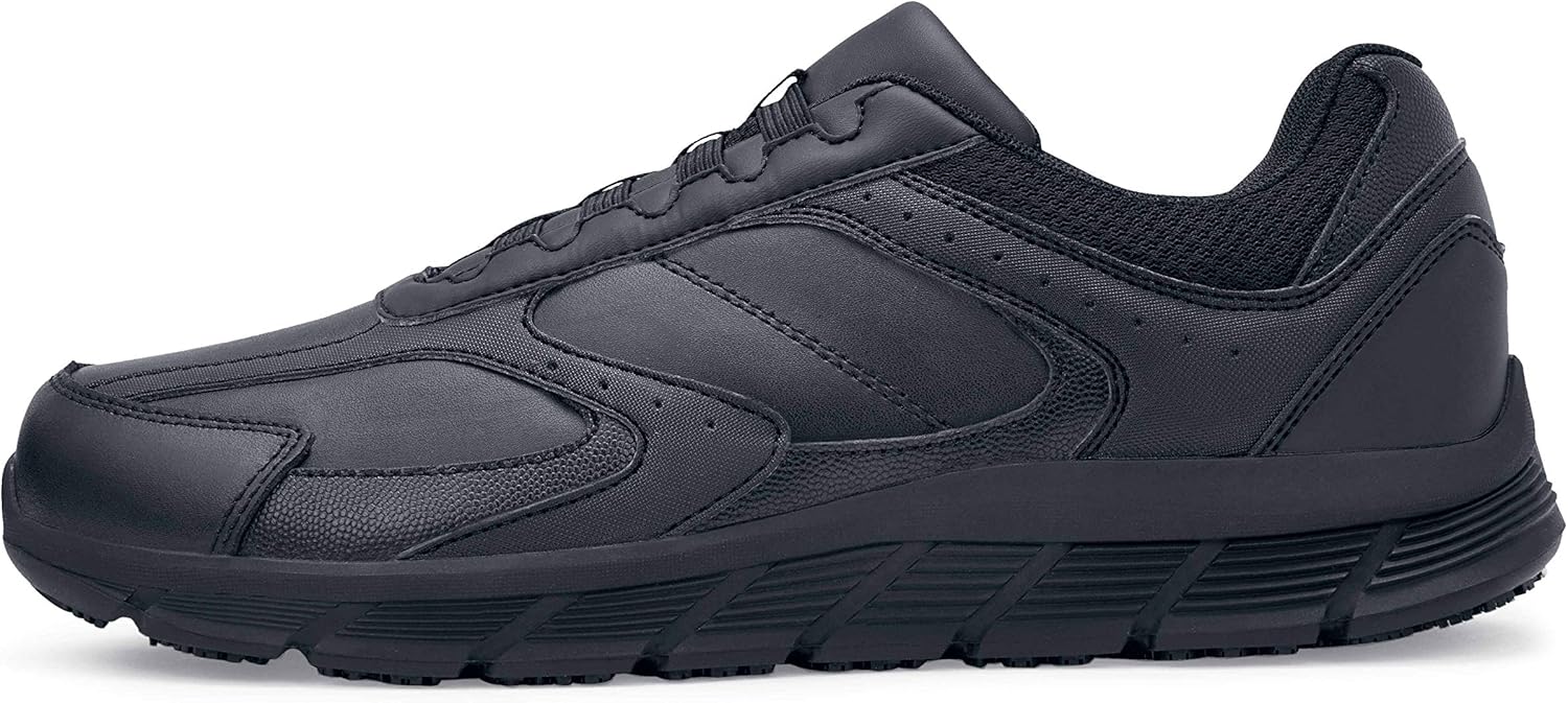 Shoes for Crews Entree II, Women's Slip Resistant Work Shoes, Water Resistant, Black, Women's Size 5