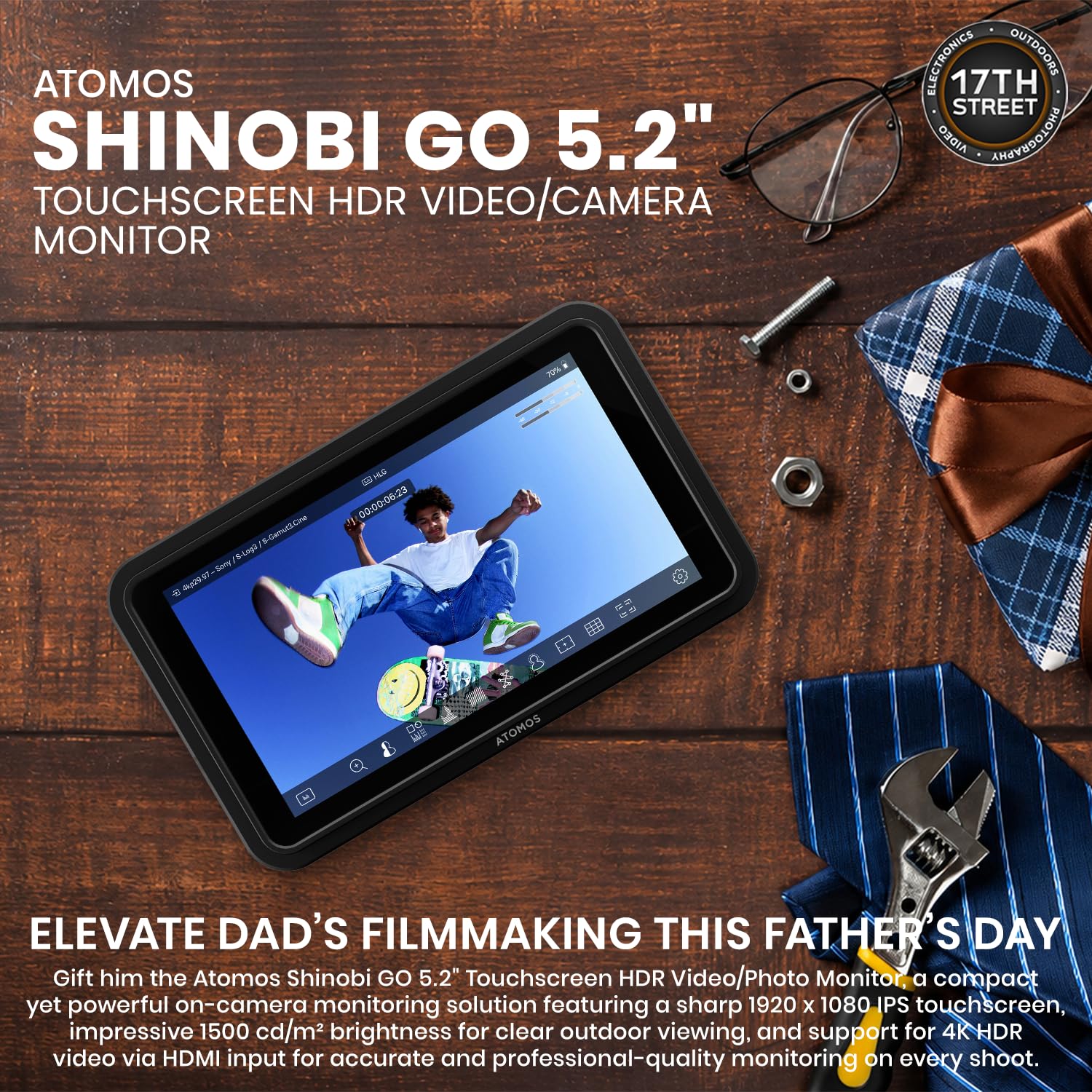 Amazon.co.jp: Atomos Shinobi GO 5.25インチタッチスクリーンHDR