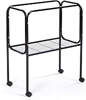 Prevue Pet Products 446 Bird Cage Stand for 26x14 Flight Cages, White - Lightweight Strong Metal 19x19x27