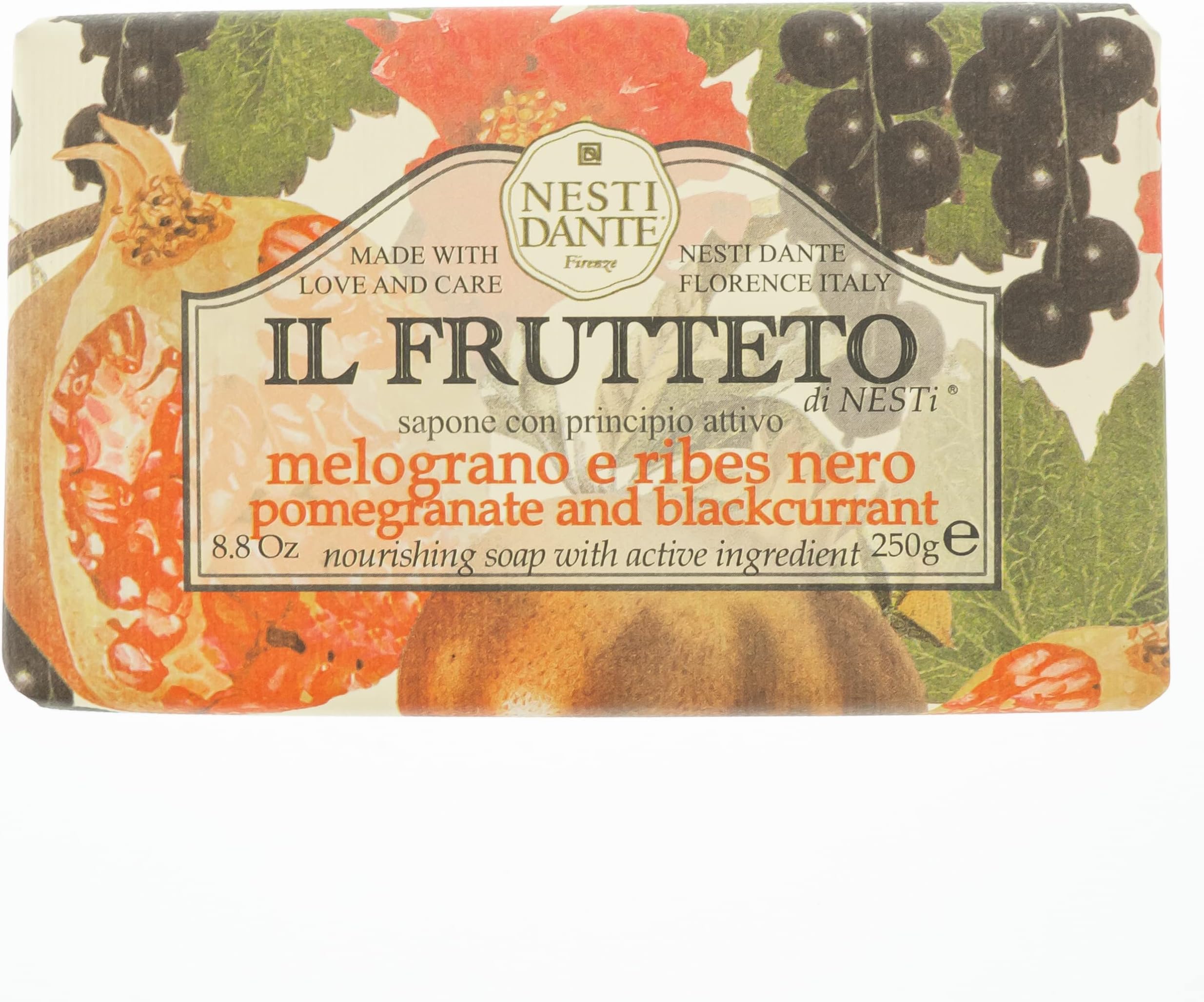Il Frutteto, Pomegranate & Blackcurrant Soap 250 g