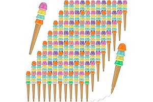 Ctosree Ice Cream Pens: 96-Piece Set of Colorful Pens for Kids and Christian Charity
