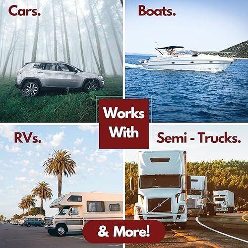 Miniatura 5 de Mannino Enterprises - Juego de 2 alfombrillas de goma para protección de baterías, protector de batería de automóvil y tapete ácido, almohadillas