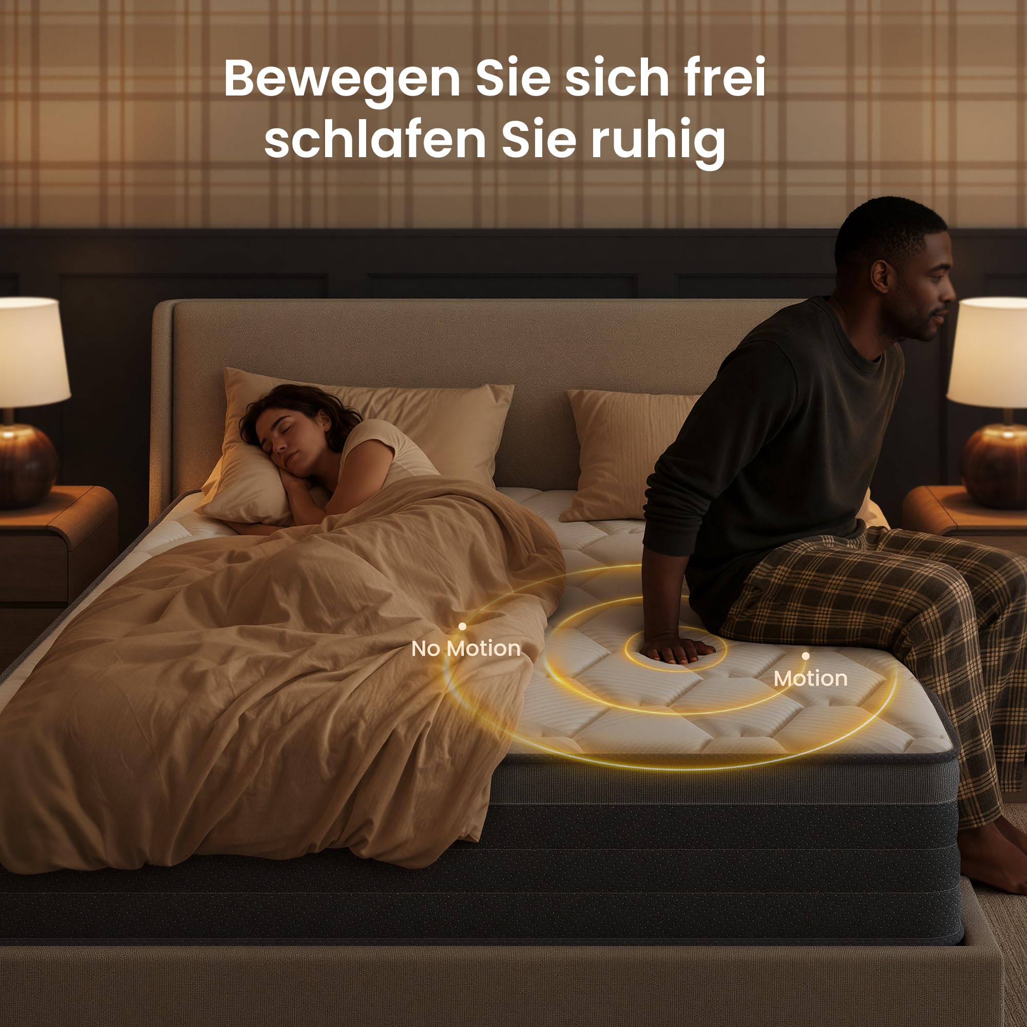 TXO Matratze 140x200 H3 mittelfest, 25 cm hoch, Taschenfederkernmatratze 140x200cm, 7-Zonen Matratze mit Komfortschaum, antistatische Oberfläche, Rollmatratze für Doppelbett, Oeko-TEX Zertifiziert