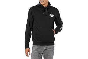 Men's Long Sleeve Logo Fleece Hoodie by Dickies