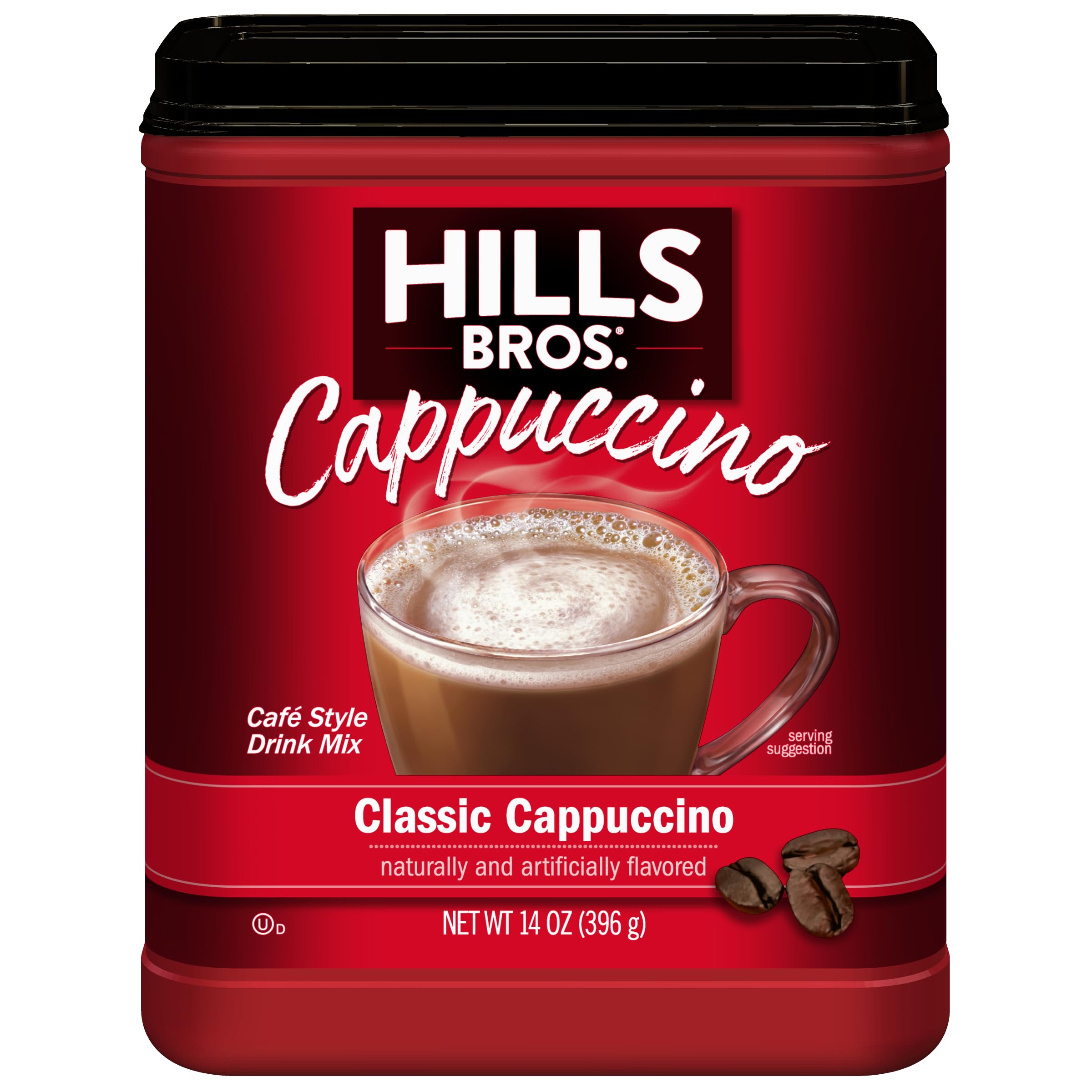 Instant Decadent Classic Cappuccino Mix with a Hint of Sweetness, Easy to Use and Convenient, Enjoy Coffeehouse Flavor at Home, Frothy, 14 Oz