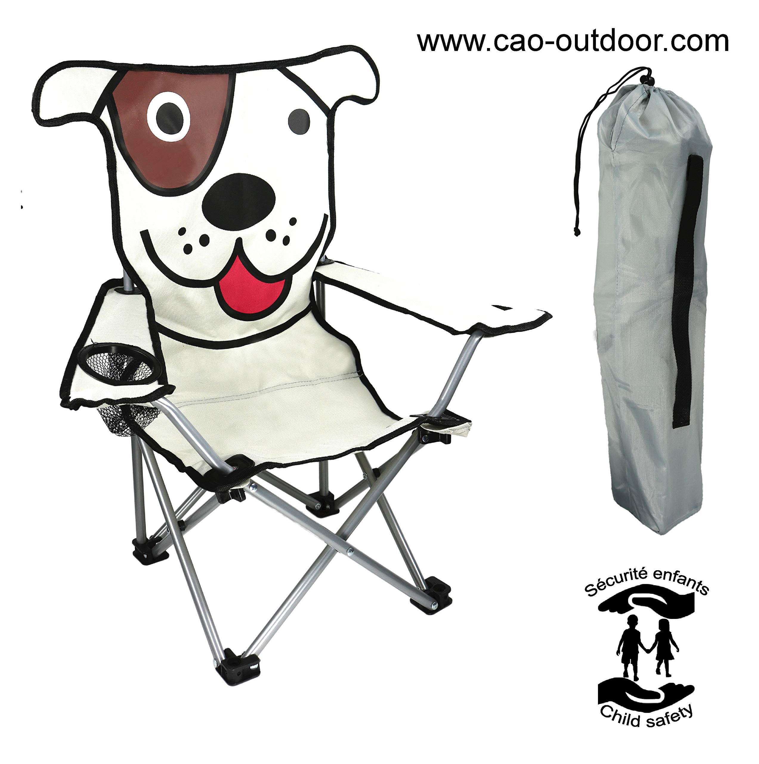 CAO 644 Sedia Pieghevole Unisex Bambino, Trasparente