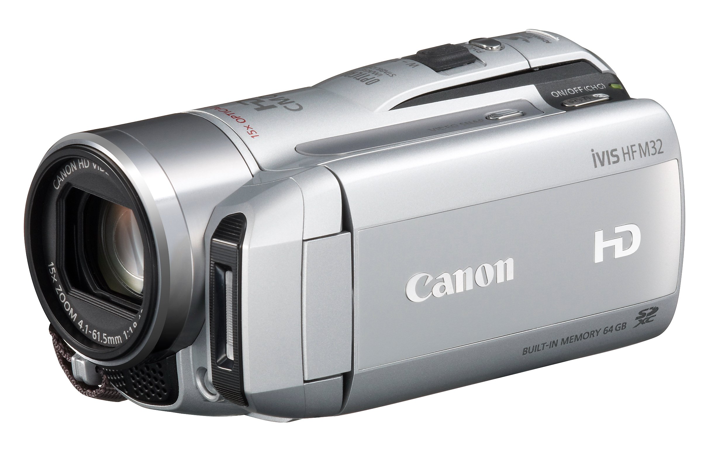 Amazon | Canon デジタルビデオカメラ iVIS HF M32 スノーシルバー 