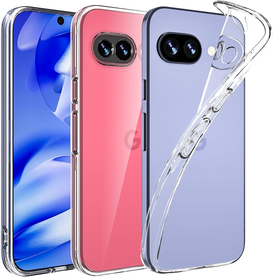 Amazon.co.jp: Google Pixel 9a 用 ケース クリア 薄型 ドイツバイエル