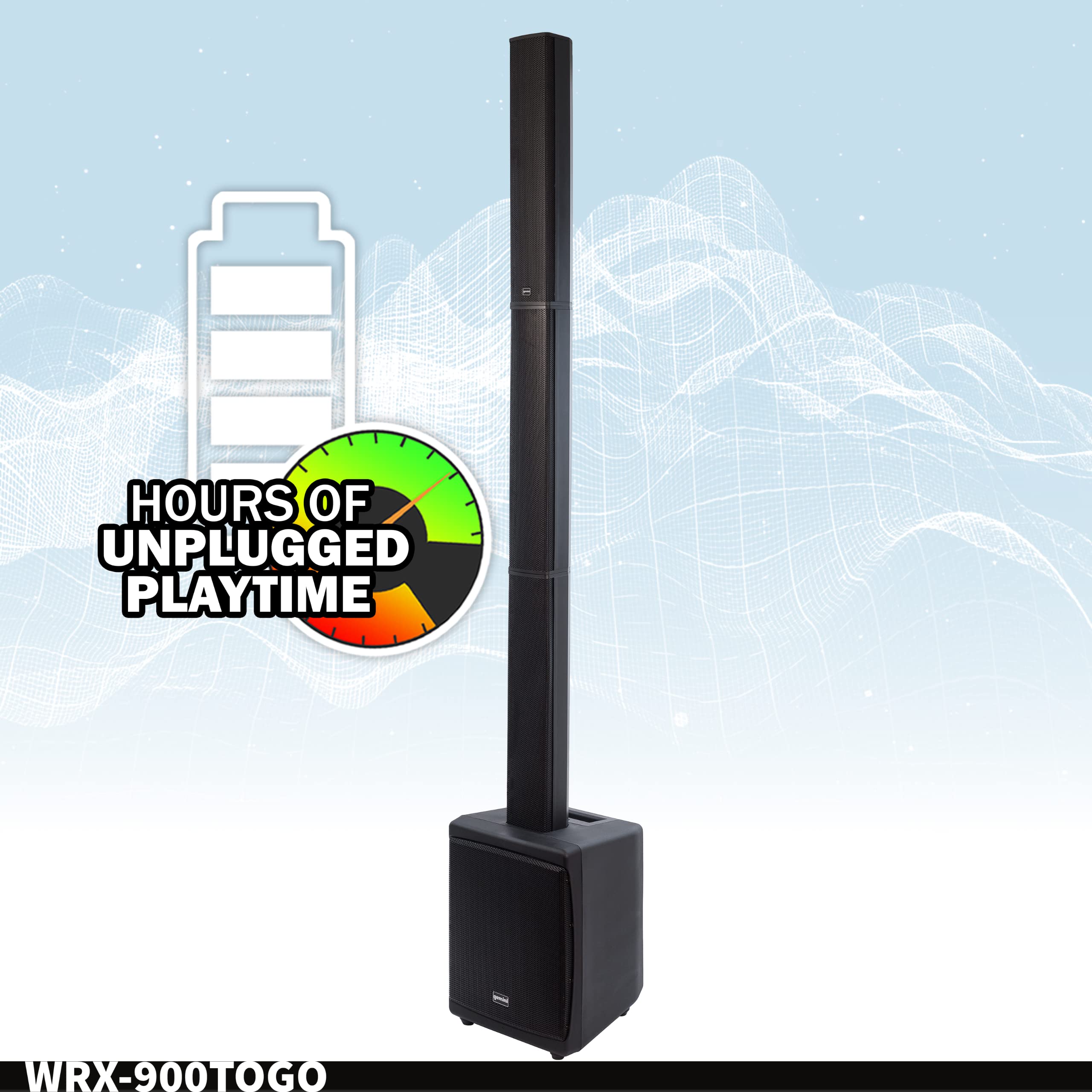 Buy Gemini Sound WRX900TOGO Professional Portable Rechargeable Audio