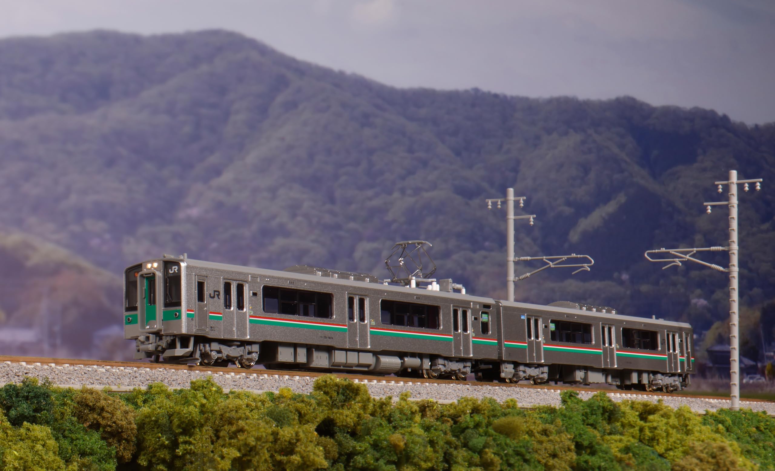 Amazon | KATO Nゲージ 701系1000番台 仙台色 2両セット 鉄道模型 電車