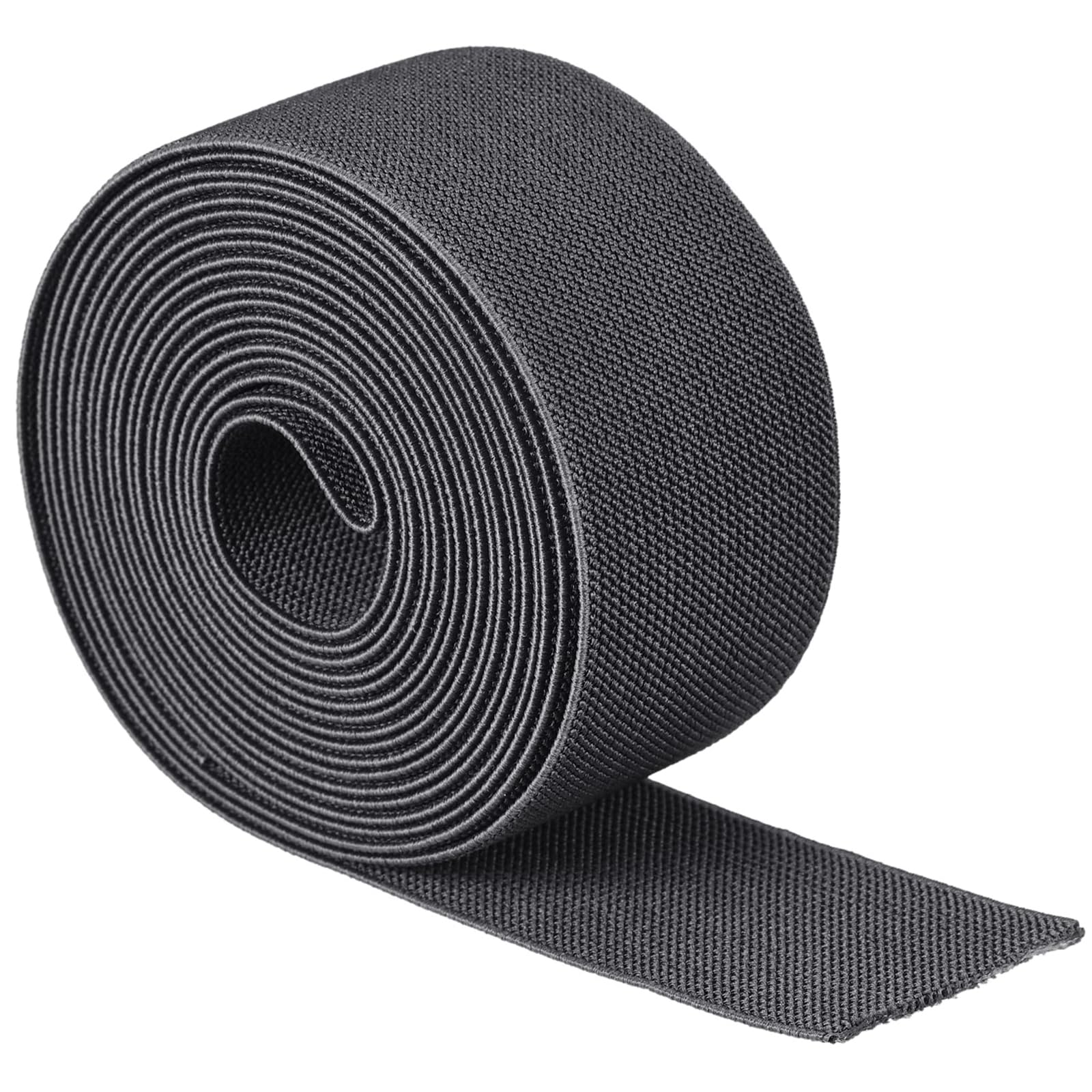 TA-VIGOR 50mm Twill Elastic Band 4 Yard Double Woven Dark Grey