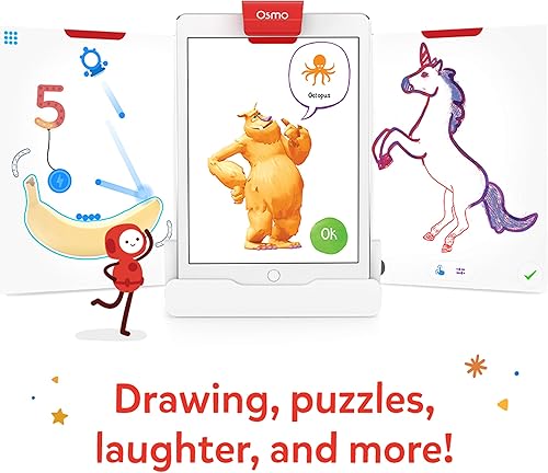 Miniatura 10 de Osmo - Kit de inicio creativo para tablet de fuego 3 juegos de aprendizaje educativos edades de 5 a 10 años dibujo creativo y resolución de