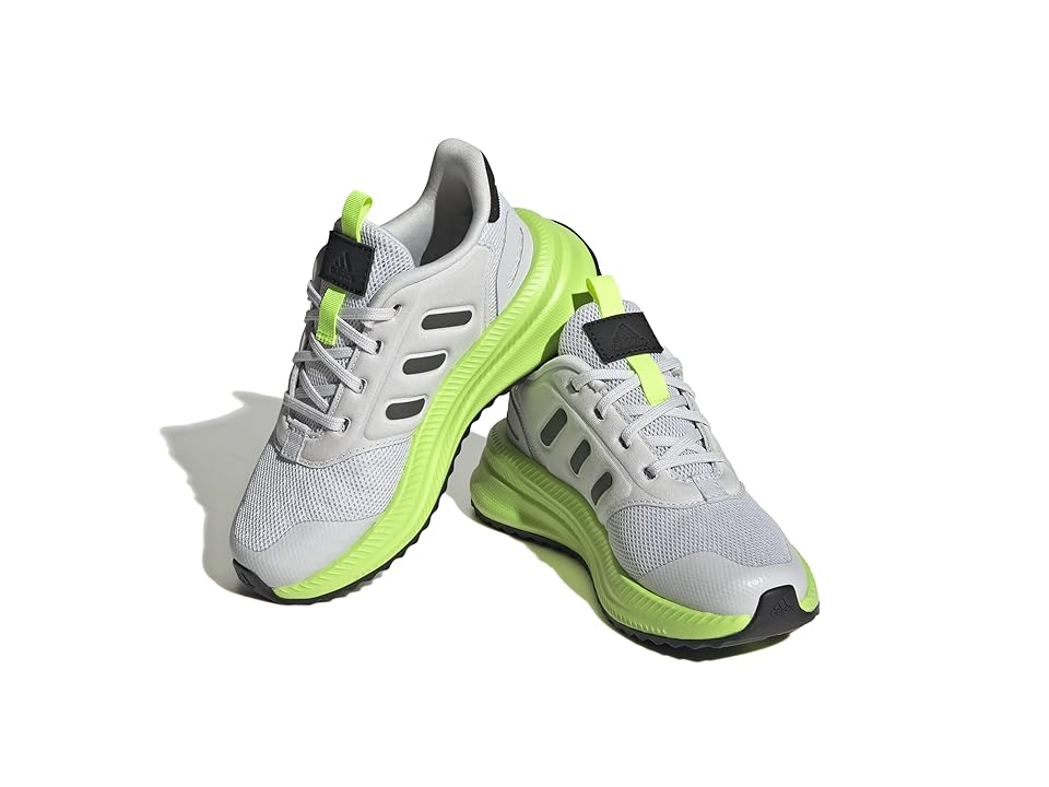 adidas Kids X-PLR Phase (Little Kid) (Dash Grey/Core Black/Lucid Lemon) Kid's Shoes INTERNATIONAL SHIPPING