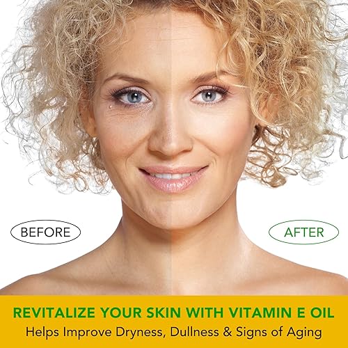 Miniatura 6 de ELBBUB Aceite de vitamina E de alta calidad, ultra concentrado, hidrata, mejora la apariencia de cicatrices y estrías, hidratación de la piel, para