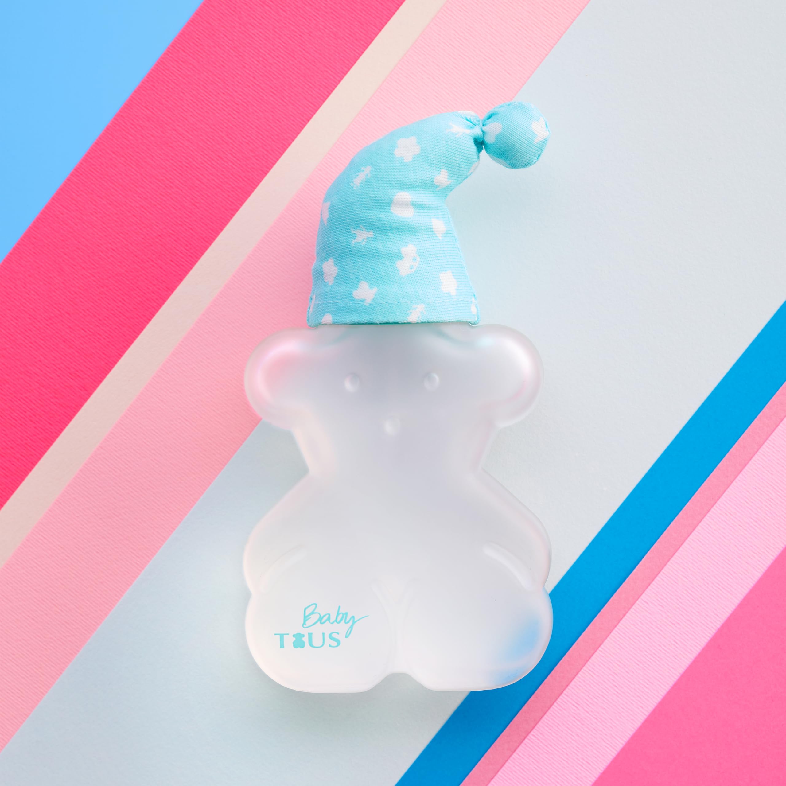 Tous Set de perfume para bebé, 100 ml de agua de colonia para bebés, un neceser y un mordedor para bebés