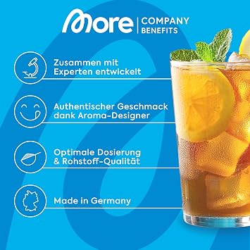 MORE Clear Protein Mango Juice 600 g Protein Drink with Whey Isolate Clear Whey - Made in Germany