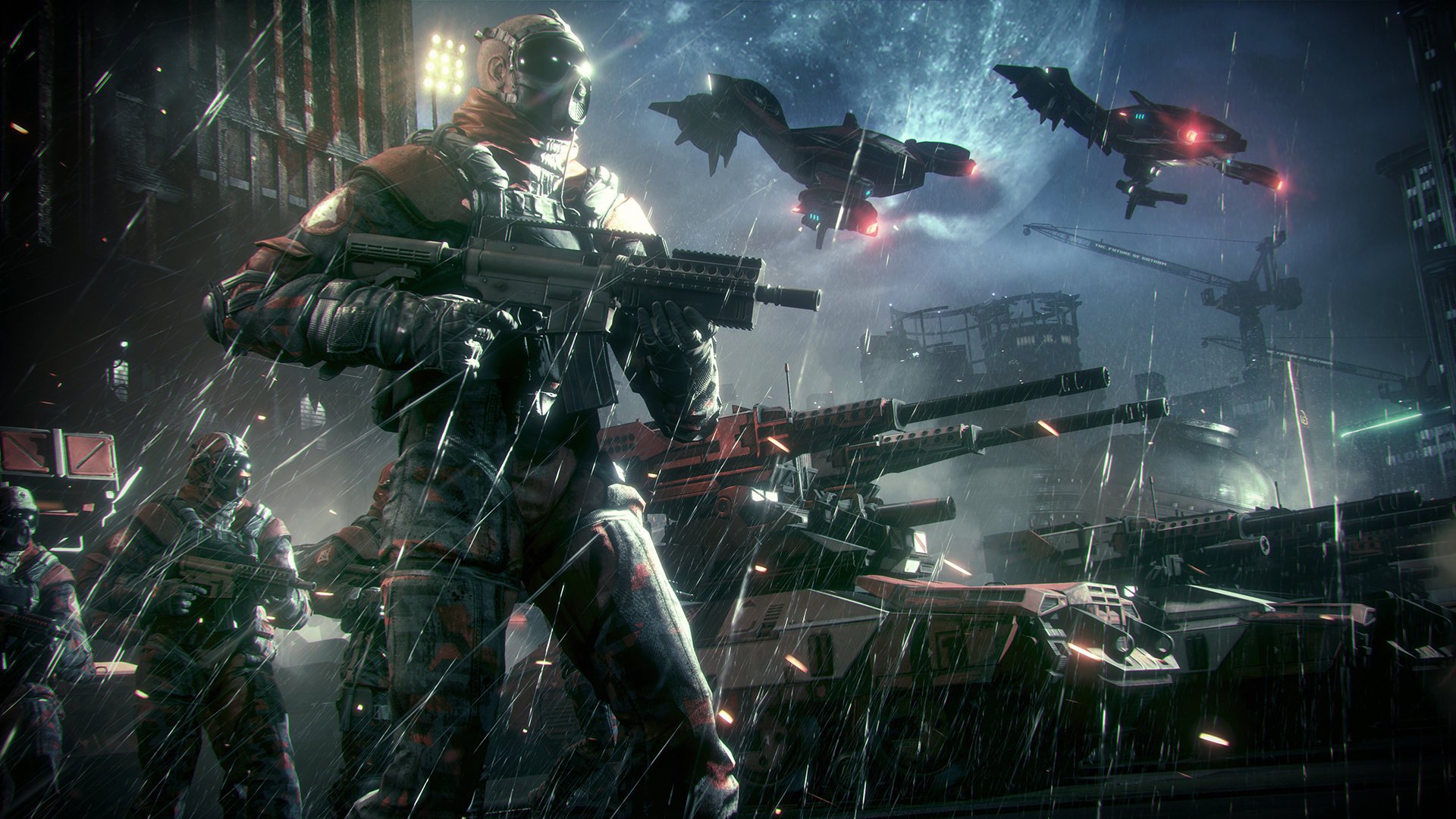 Batman Arkham Knight PS4 Version UK (FR Compatible) Complet Boîtier Et Notice, Très Bon état