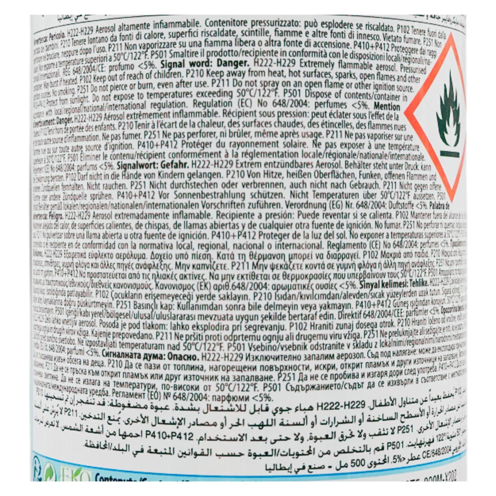 Pulitore Sgrassante Spray Glass CLEAN & SHINE Per Vetri e Cristalli Auto, Con Effetto Brillante. Potente e Veloce, Niente Aloni, Senza Ammoniaca 500ml (4 Spray)