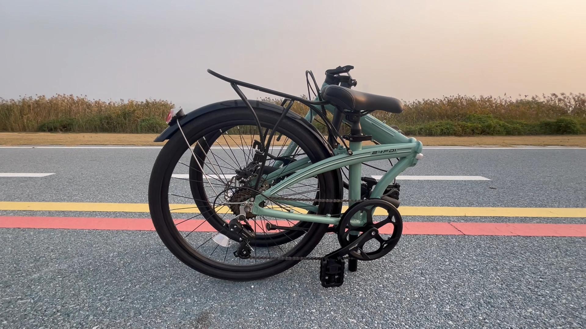 Amazon.com : ZUKKA Folding Bike 24 Inch Foldable City Bike 7 Speed