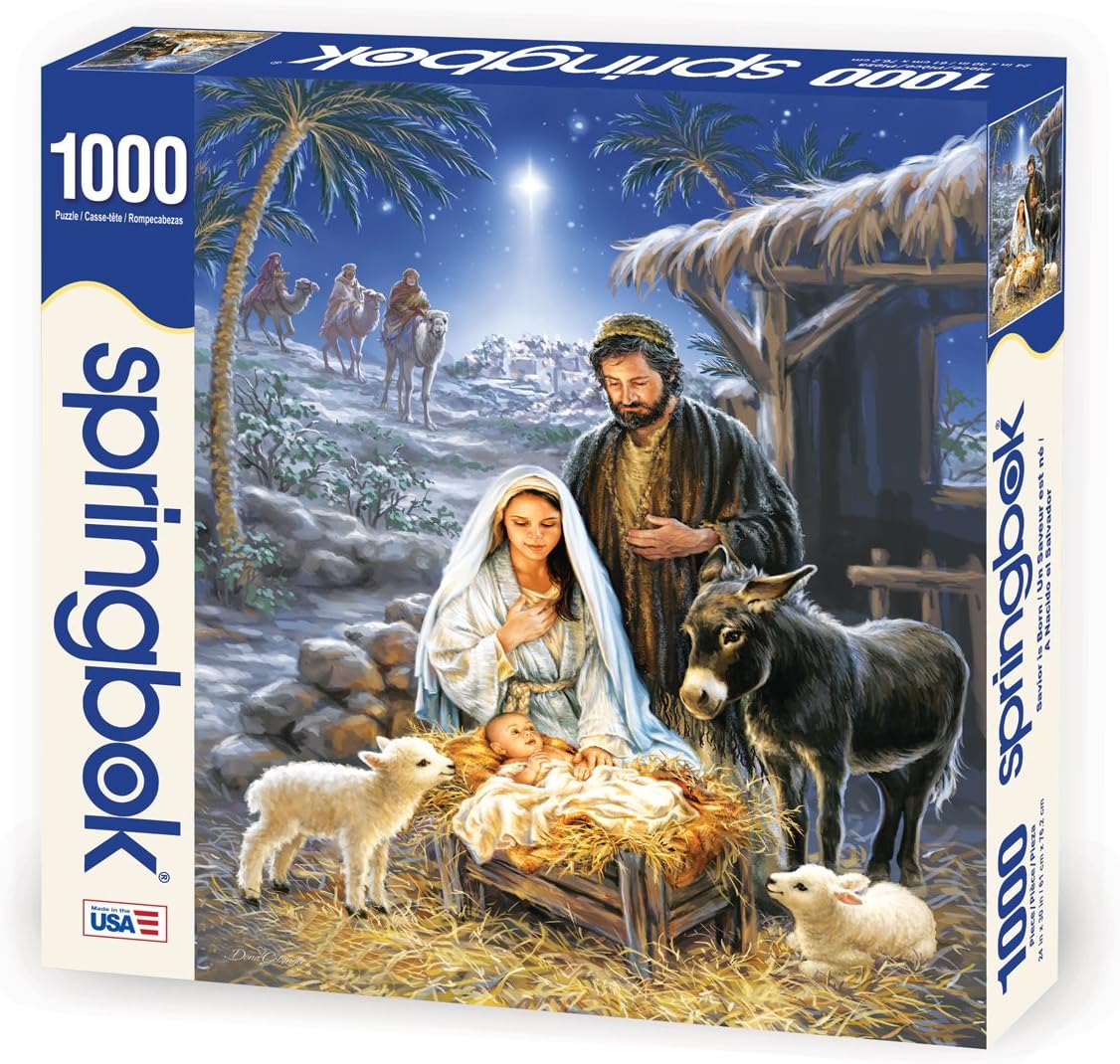 Springbok's 1000 Piece Jigsaw Puzzle Savior is Born - Made in USA