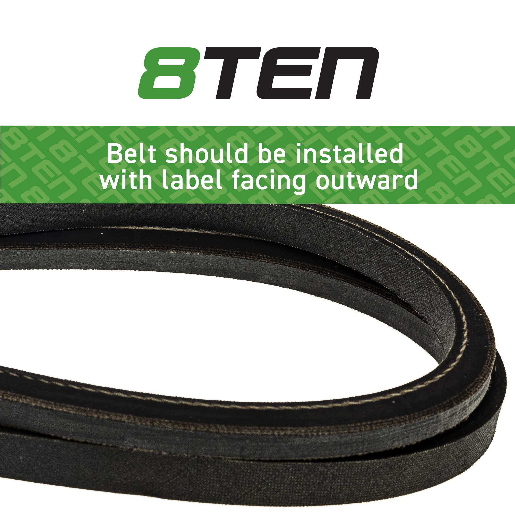 Amazon.com : 8TEN Raw Edge Drive Belt for John Deere STX38 M118790 