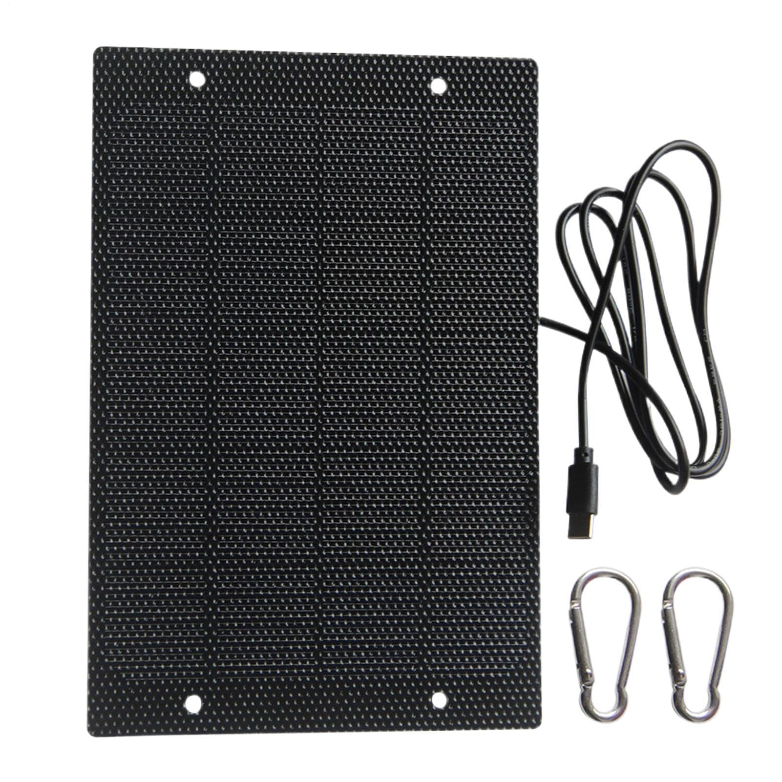 Chargeur Solaire pour Téléphone Portable - Panneaux Solaires 50W pour Camping | Chargeur Compact Intelligent pour Camping Voiture Tente Plage Randonnée Extérieur Domicile