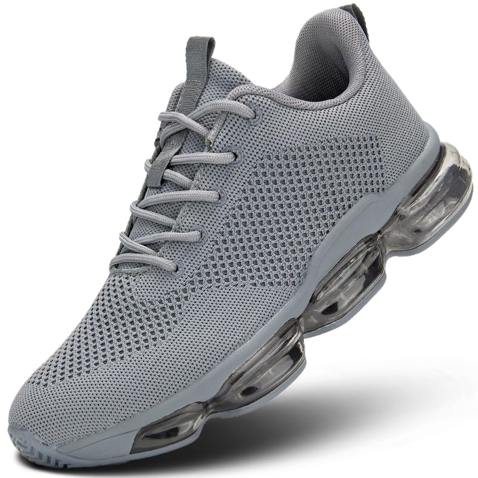 Socviis Men's Air Cushion Running Shoes Breathable Tennis Fashion Sneakers Non Slip Workout Casual Sport Shoes Gym Training Comfortable Walking Shoes