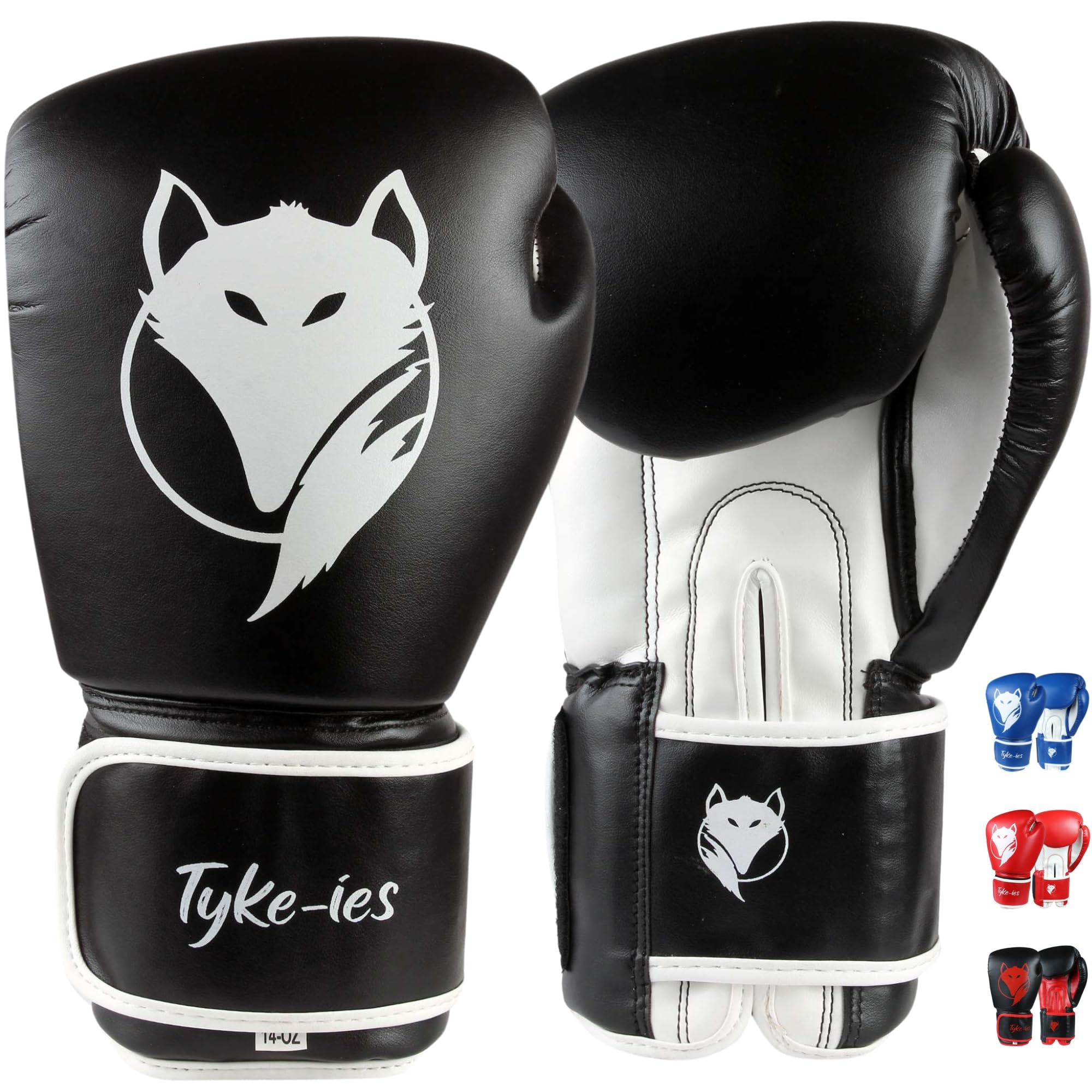 Tyke-ies DX PU Leather Sparring Boxing Gloves – Swift Model for Muay Thai & Kickboxing | Firm Hand-Moulded Padding for Maximum Impact Feedback | Responsive Anatomical Fit for Men & Women