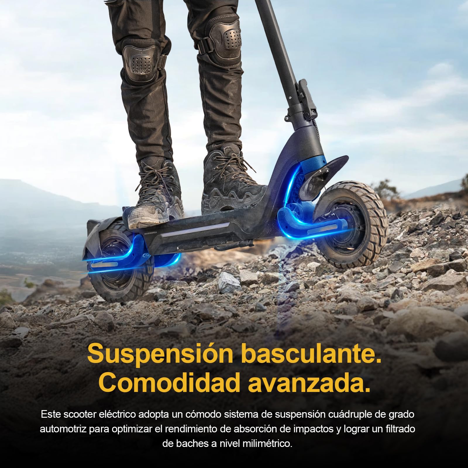 TODIMART Patinete Eléctrico Adultos, 2000W de Potencia, Autonomía 60-80KM, 18.2AH Batería, Doble Frenos de Disco Plegable Scooter Electrico con App