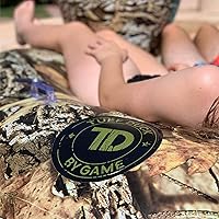 Vista 5 de GAME 56794-BB - Pato remolcable Tuff de 6 pies de ancho, soporta hasta 400 libras inflable de primera calidad, gigante, musgo Oa