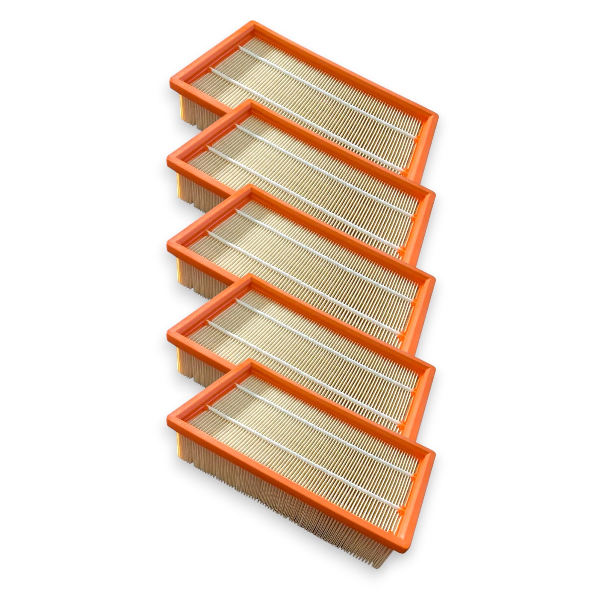 M&M Smartek 5x filtry płaskie do Kärcher NT25/1-NT55/1, ref. 6.904-367.0 | Filtr zamienny pomaga utrzymać wydajność urządzenia; przed zakupem sprawdź model, numer referencyjny, wymiary i montaż.