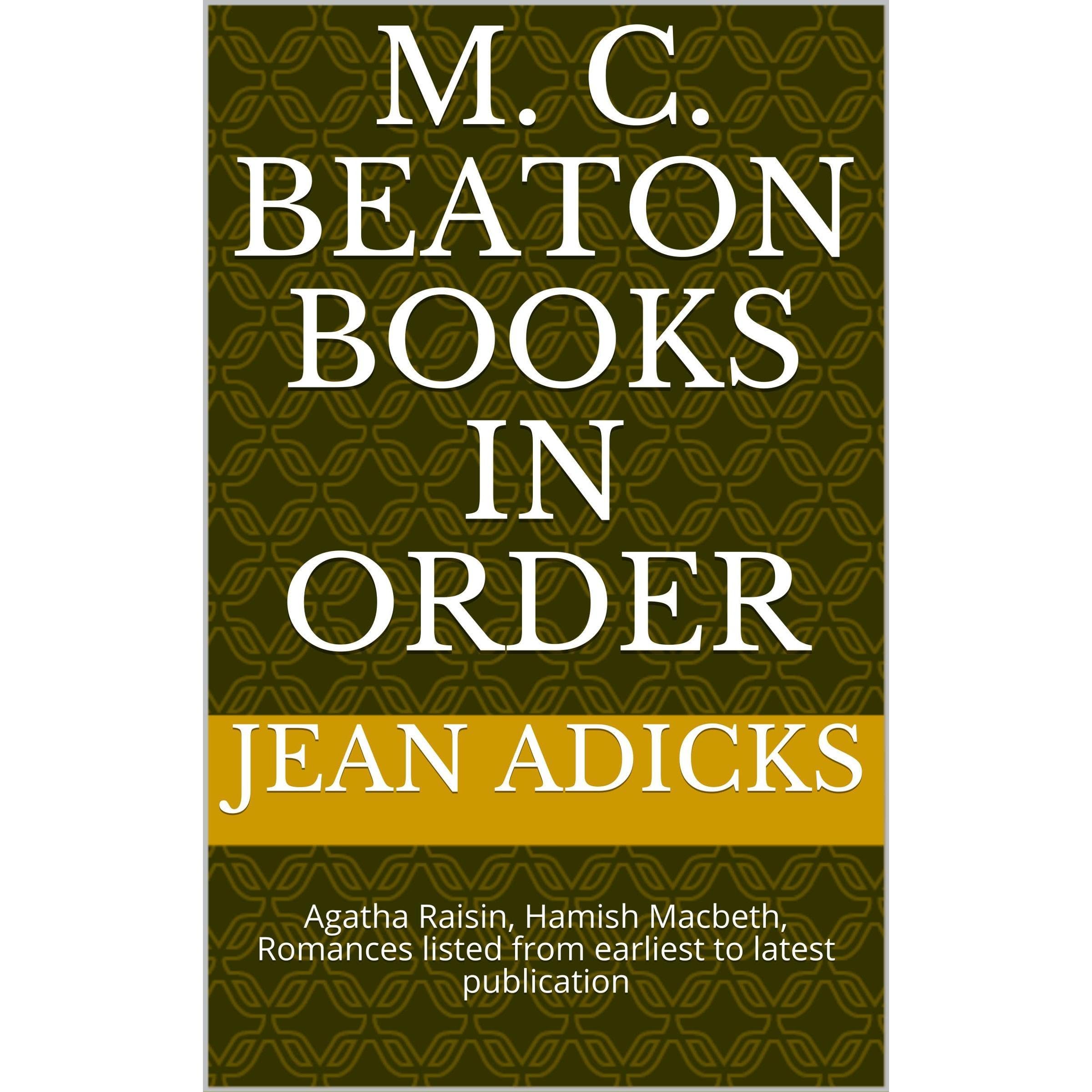 M. C. Beaton Books in Order