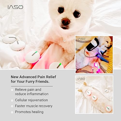 Miniatura 6 de Iaso Red Light Therapy Device and Massager- FDA-Registered, Cold Laser (Non-LED) Pain Relief for Back, Foot, Neck, Shoulders, Wrists, Knees.