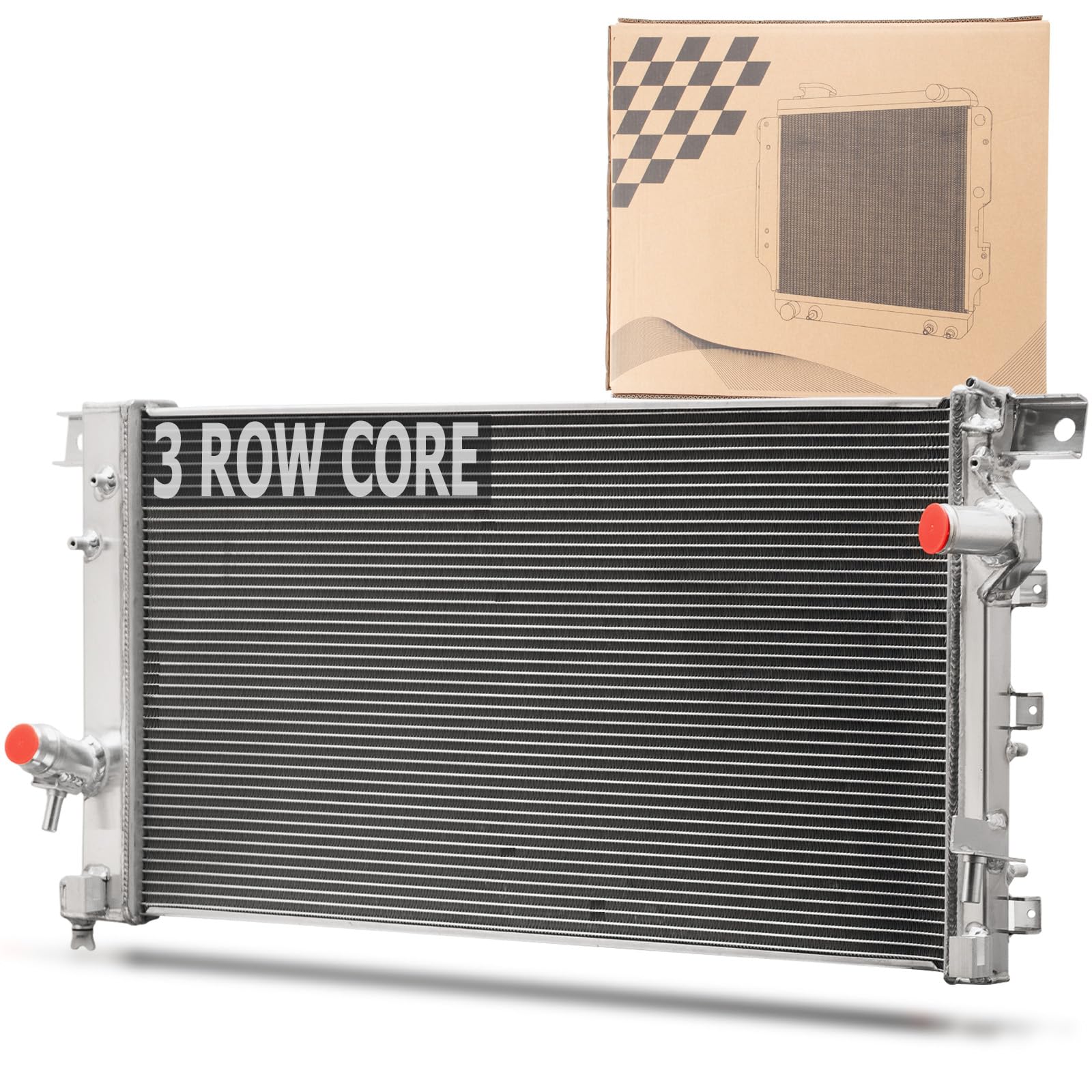 Radiator Fit for 2015-2020 Ford F150, Radiators for 2018-2021 Lincoln Navigator Ford Expedition 3.5L 2016 2017 2019 Aluminum 3 Row