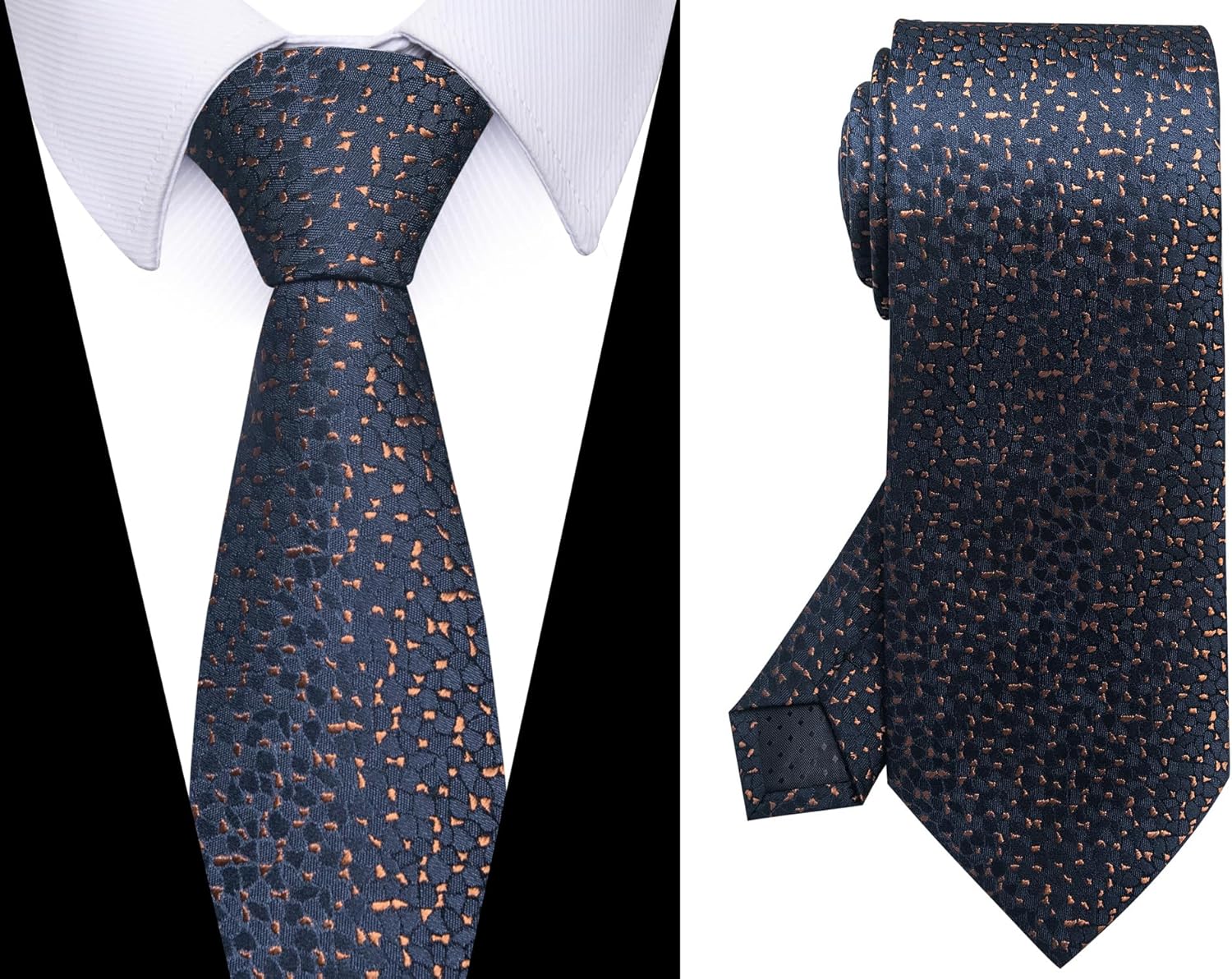 Tie For Men Necktie Woven Jacquard Neck Ties Set 6 PCS - Image 3