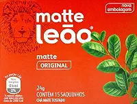 Leão Chá Matte Natural Fuze Com 15 Saquinhos