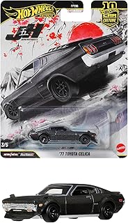 ホットウィール(Hot Wheels) カーカルチャー ジャパンヒストリックス5 '77 トヨタ セリカ 乗り物おもちゃ ミニカー 3歳から ブラック JKD98