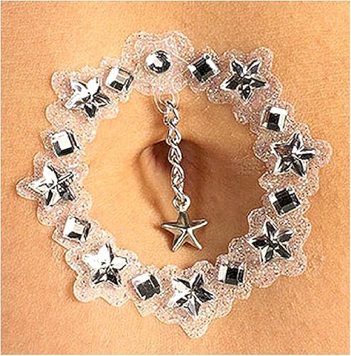 Miniatura 1 de Rubie's Costume Co - Disfraz de joyas de vientre de estrella plateada