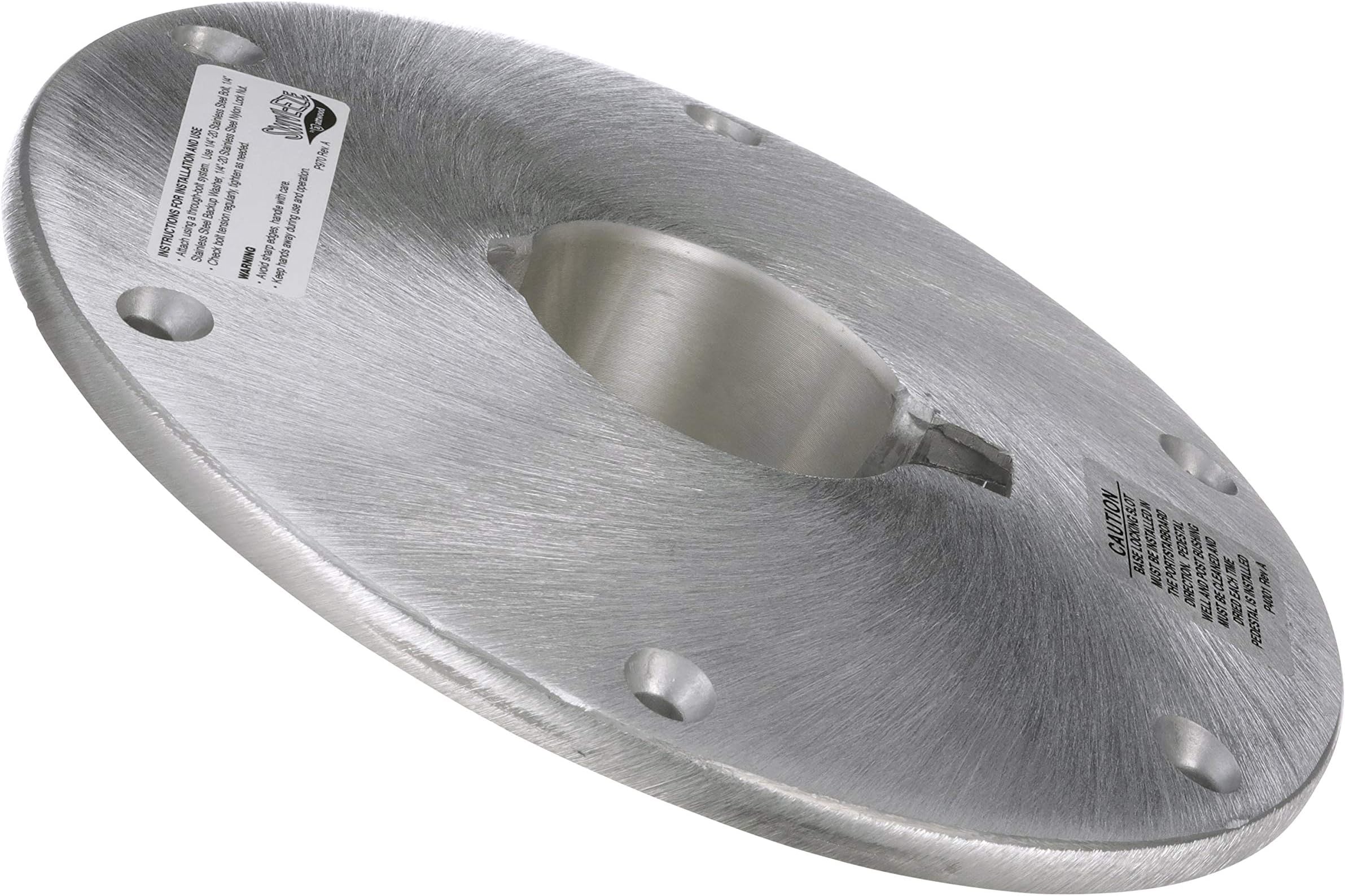 Attwood SP-68914 Wedge 2-3/8" Base Plate - 9" Round
